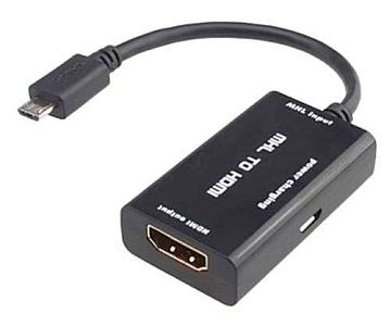 ADAPTADOR MHL A HDMI + MICRO USB