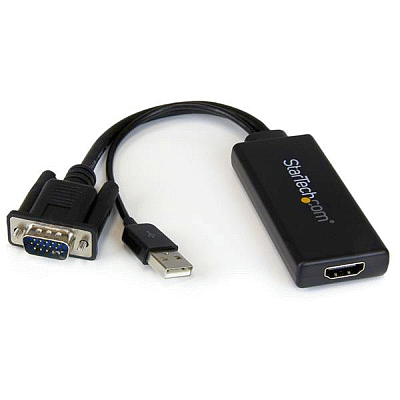 ADAPTADOR VGA MACHO / HDMI HEMBRA