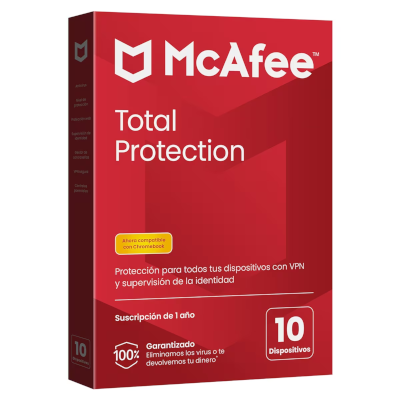 ANTIVIRUS MCAFEE TOTAL PROTECTION 10D