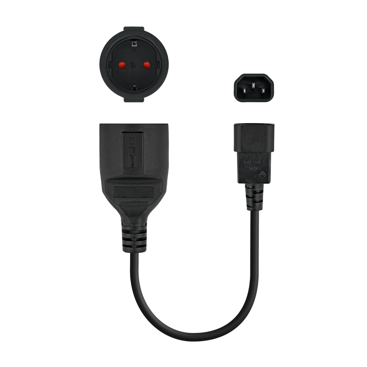 CABLE ALIMENTACION C14M SCHUKOH 0-50M