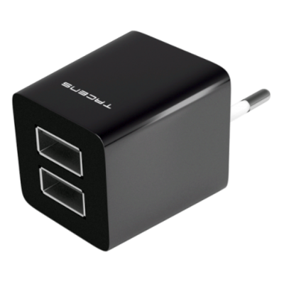 CARGADOR TACENS DE PARED 2xUSB 5V 2.1A