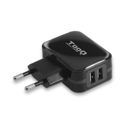 CARGADOR TOOQ 2XUSB 5V 3.4A TQWS-1S02
