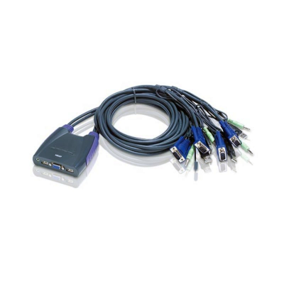 CONMUTADOR ATEN CS64US 4 PC'S 1 TEC USB / 1 MON AUTOM.