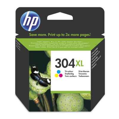 HP304XL CAR. HP N9K07AE COLOR A. CAP. OF 3720