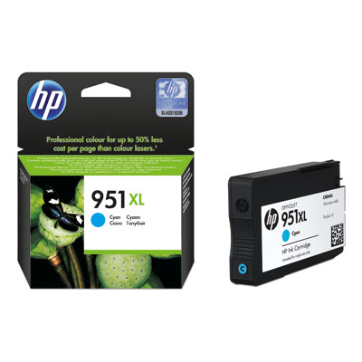 HP951XL CAR. HP AE046AE CYAN OFFICEJET PRO 8100/8600