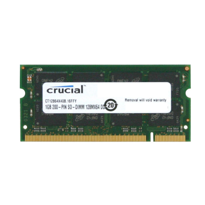 SODIMM DDR CRUCIAL 1GB 400