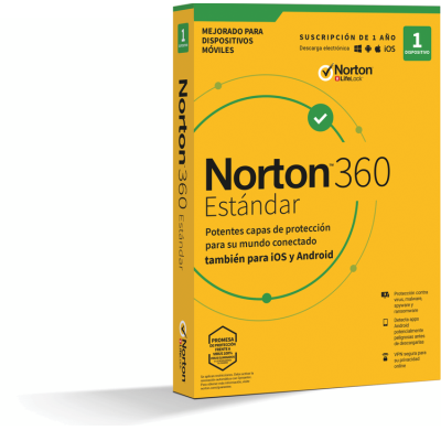 ANTIVI NORTON 360 ESTANDAR 2019 - 1 USR