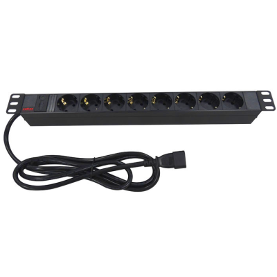 REGLETA RACK IEC M 8x SCHUKO