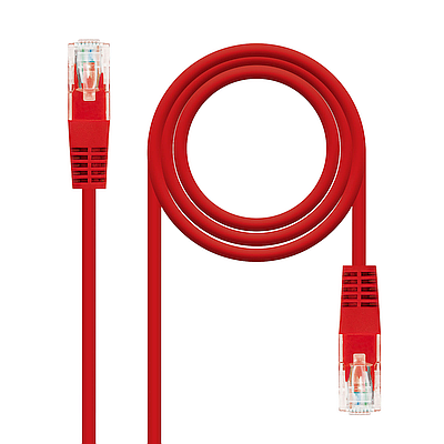 LATIGUILLO RJ45 CAT6 1M ROJO