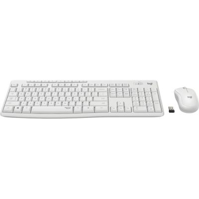TECLADO + RATON LOGITECH WIRELESS COMBO MK295 BLANCO