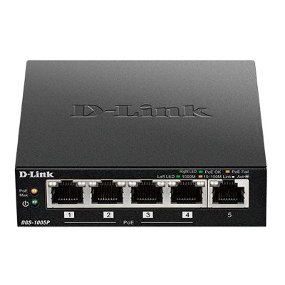 SWITCH DLINK DGS-1005P 5P - 4 POE