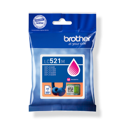 CAR. BROTHER LC521M DCP-J1310DW MAGENTA