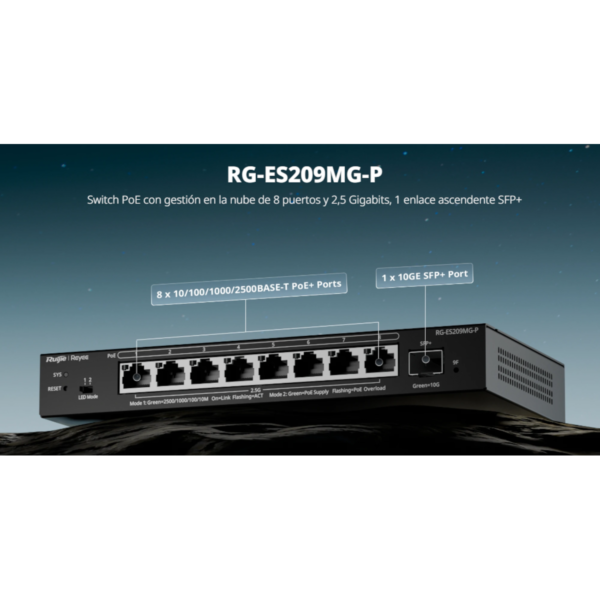 SWITCH REYEE RG-ES209MG-P